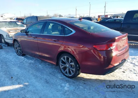 2016 Chrysler 200 C from USA, damaged, VIN 1C3CCCEG4GN135625